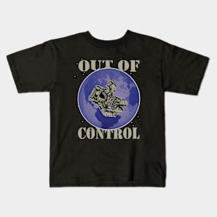 Out Of Control Astronaut Kids T-Shirt